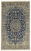 Persisk tæppe - Nain - Royal - 202 x 125 cm - mørkeblå