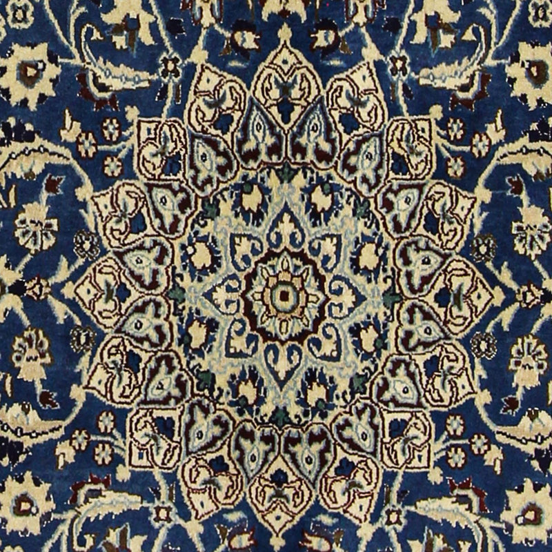 Persisk tæppe - Nain - Royal - 202 x 125 cm - mørkeblå