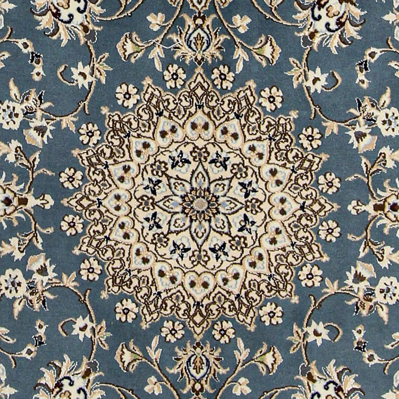 Persisk tæppe - Nain - Royal - 204 x 128 cm - mørkeblå