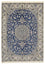 Persisk tæppe - Nain - Royal - 205 x 150 cm - mørkeblå