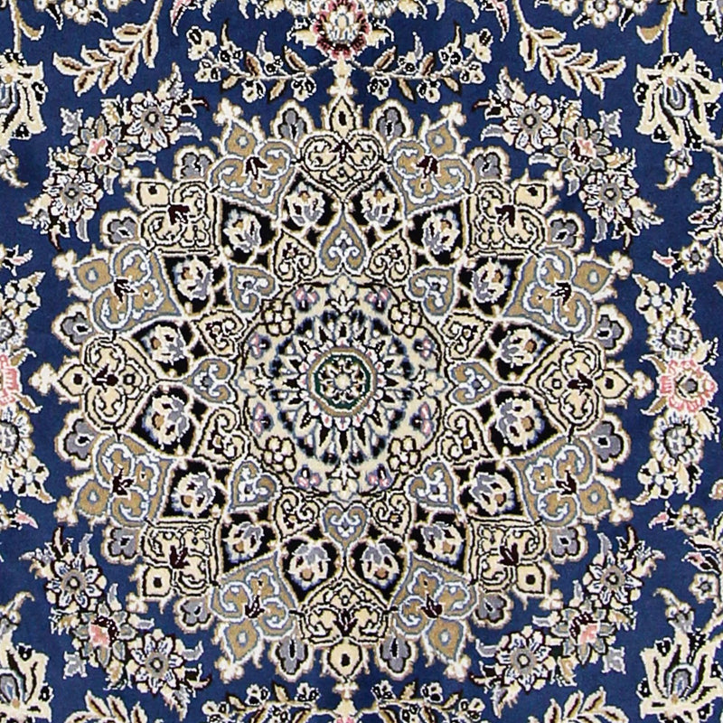 Persisk tæppe - Nain - Royal - 205 x 150 cm - mørkeblå
