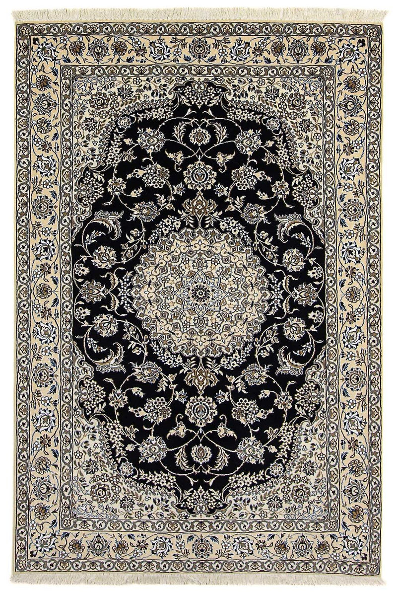 Persisk tæppe - Nain - Royal - 233 x 155 cm - mørkeblå