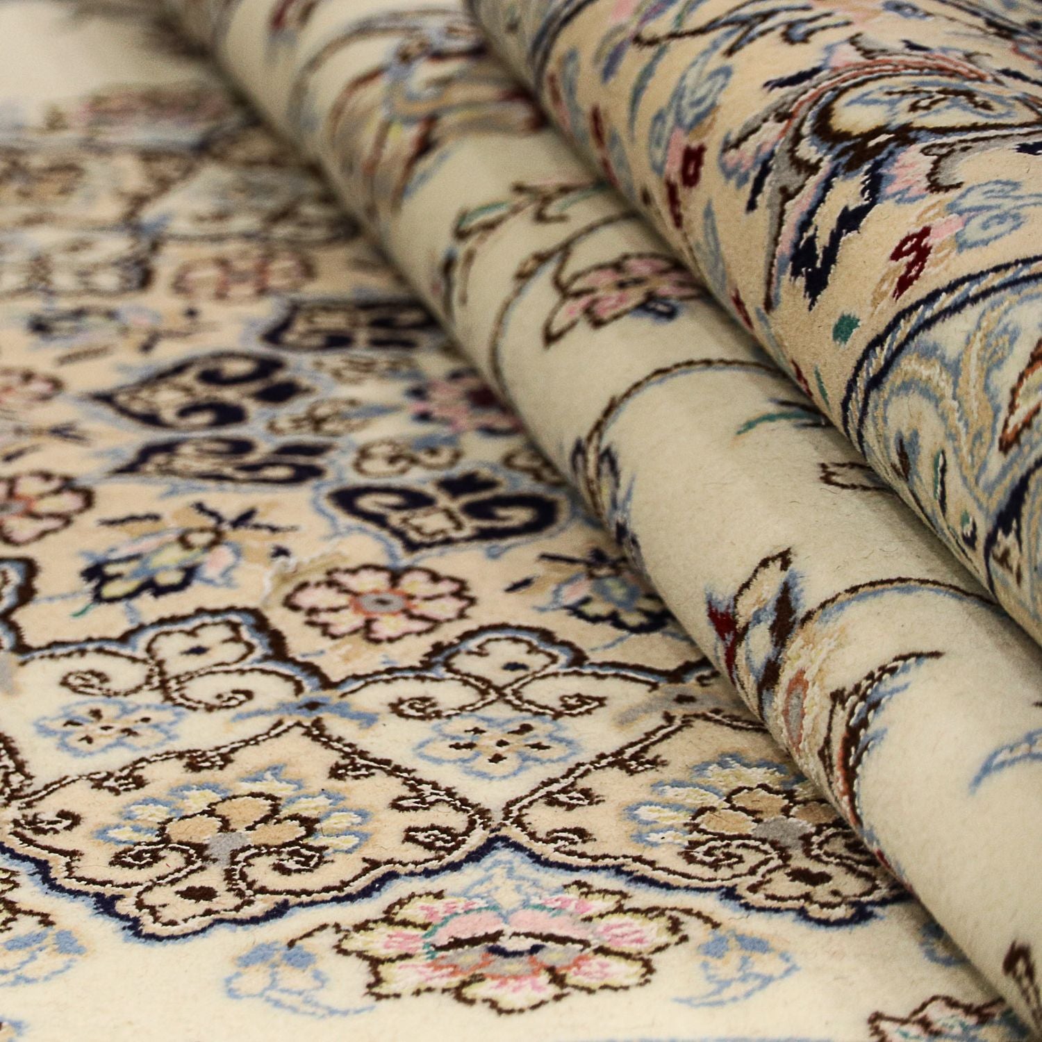 Persisk tæppe - Nain - Royal - 300 x 200 cm - beige
