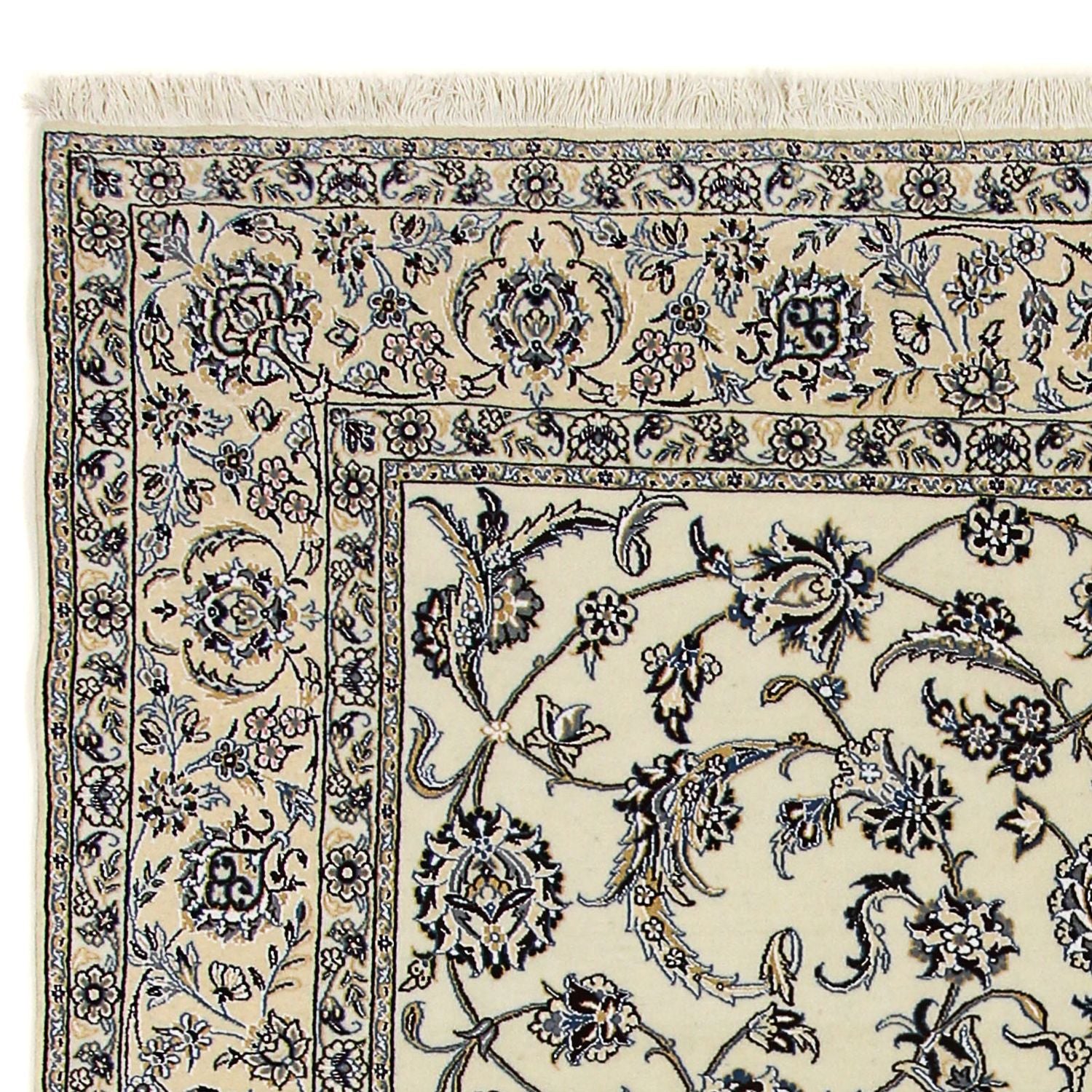 Persisk tæppe - Nain - Royal - 308 x 204 cm - beige