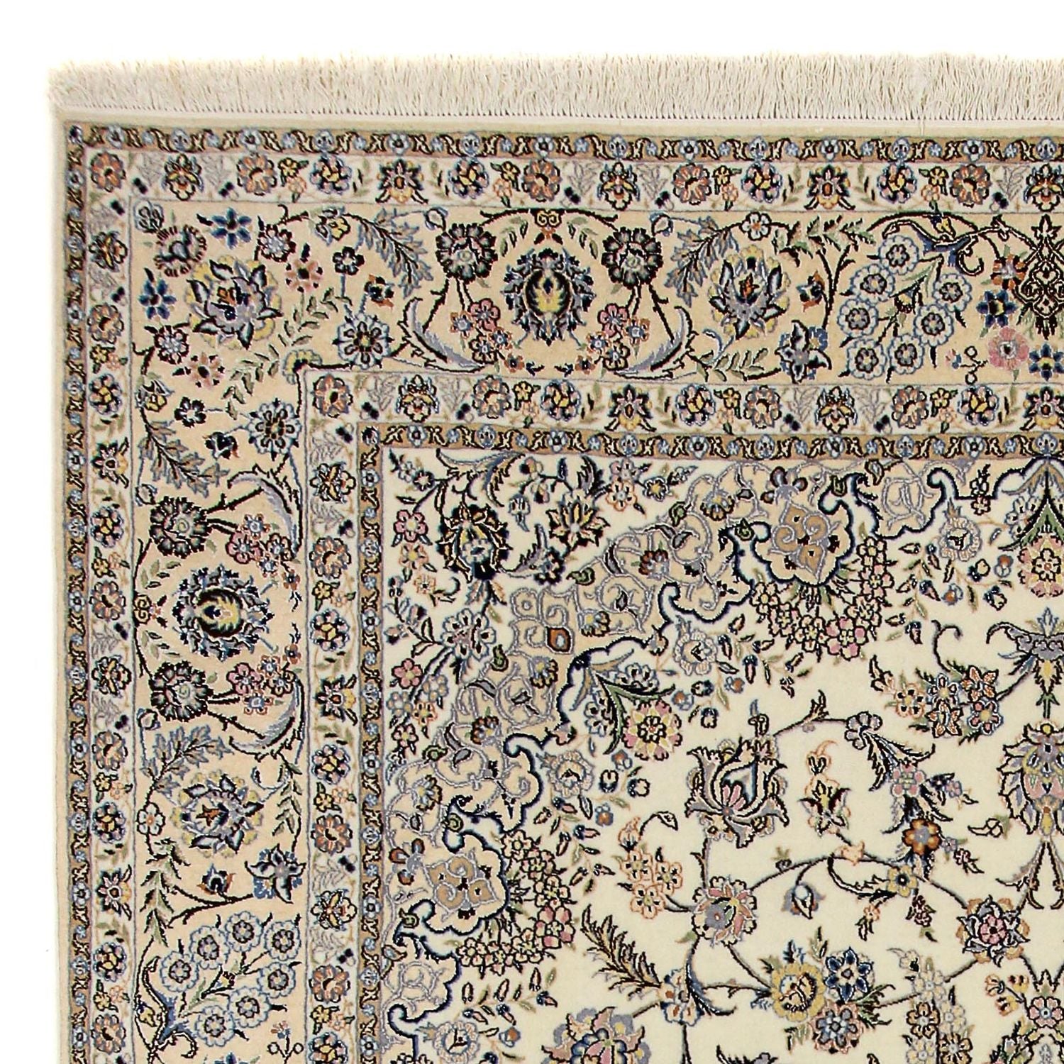 Persisk tæppe - Nain - Royal - 352 x 254 cm - beige