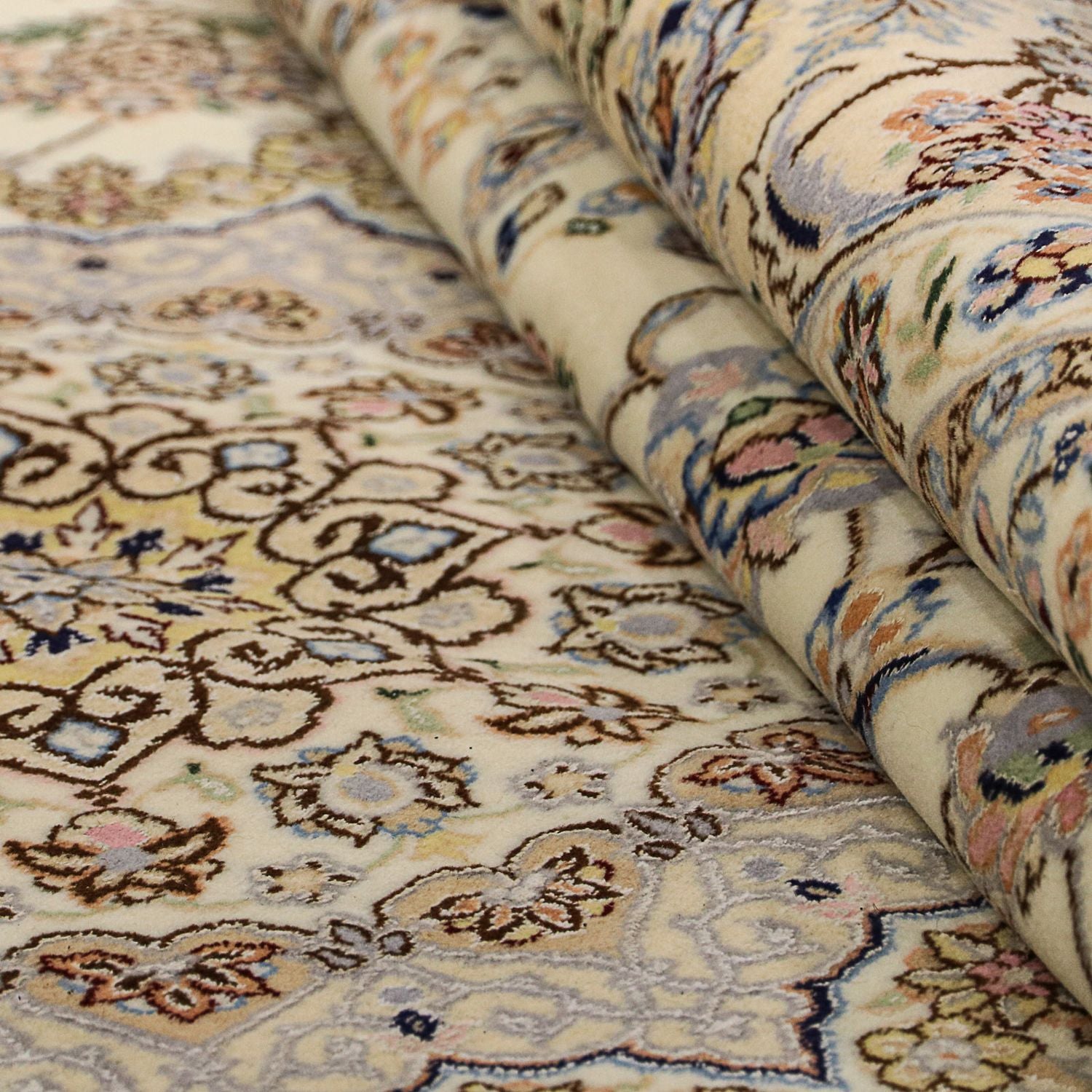 Persisk tæppe - Nain - Royal - 352 x 254 cm - beige