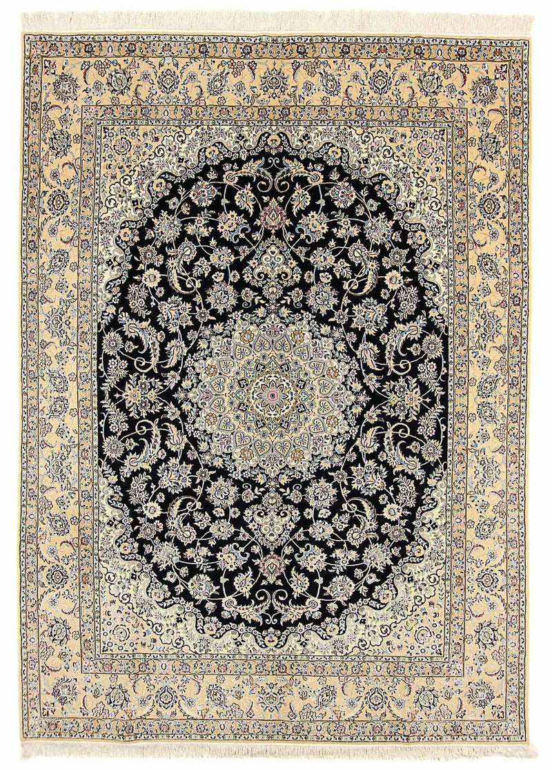 Persisk tæppe - Nain - Royal - 350 x 254 cm - mørkeblå