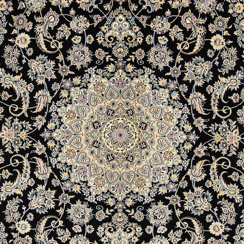Persisk tæppe - Nain - Royal - 350 x 254 cm - mørkeblå