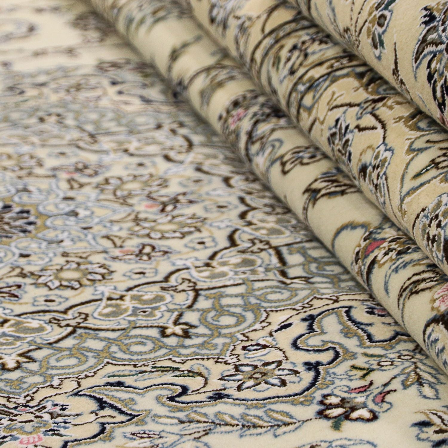 Persisk tæppe - Nain - Royal - 414 x 308 cm - beige