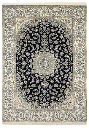 Persisk tæppe - Nain - Royal - 345 x 246 cm - mørkeblå