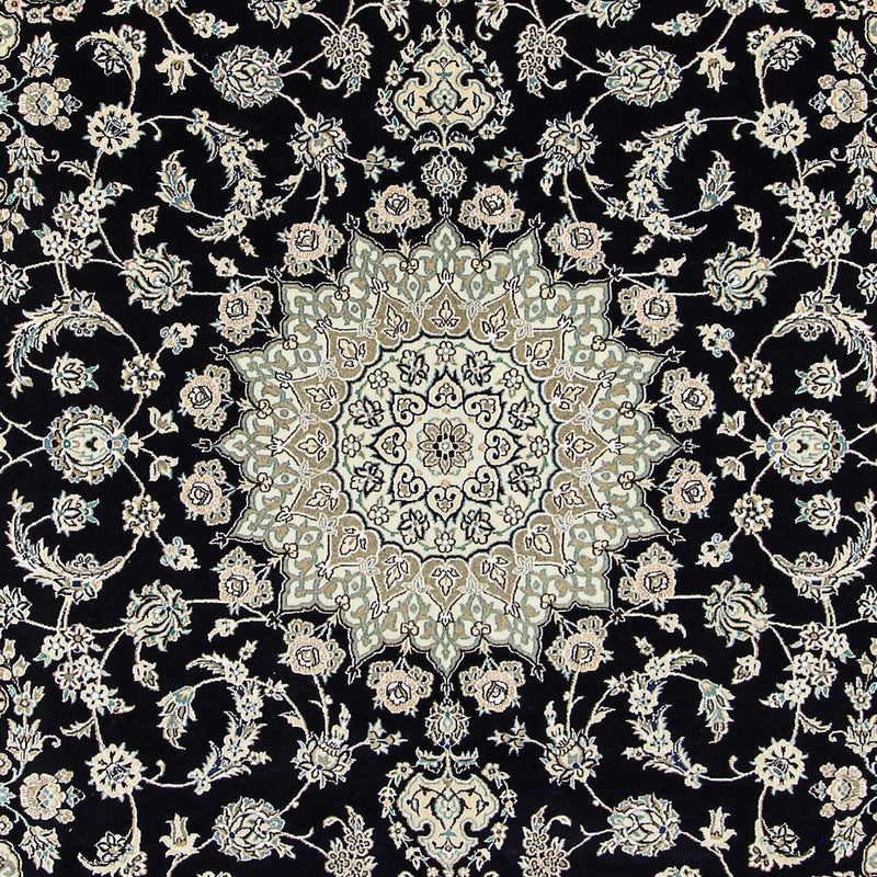 Persisk tæppe - Nain - Royal - 345 x 246 cm - mørkeblå