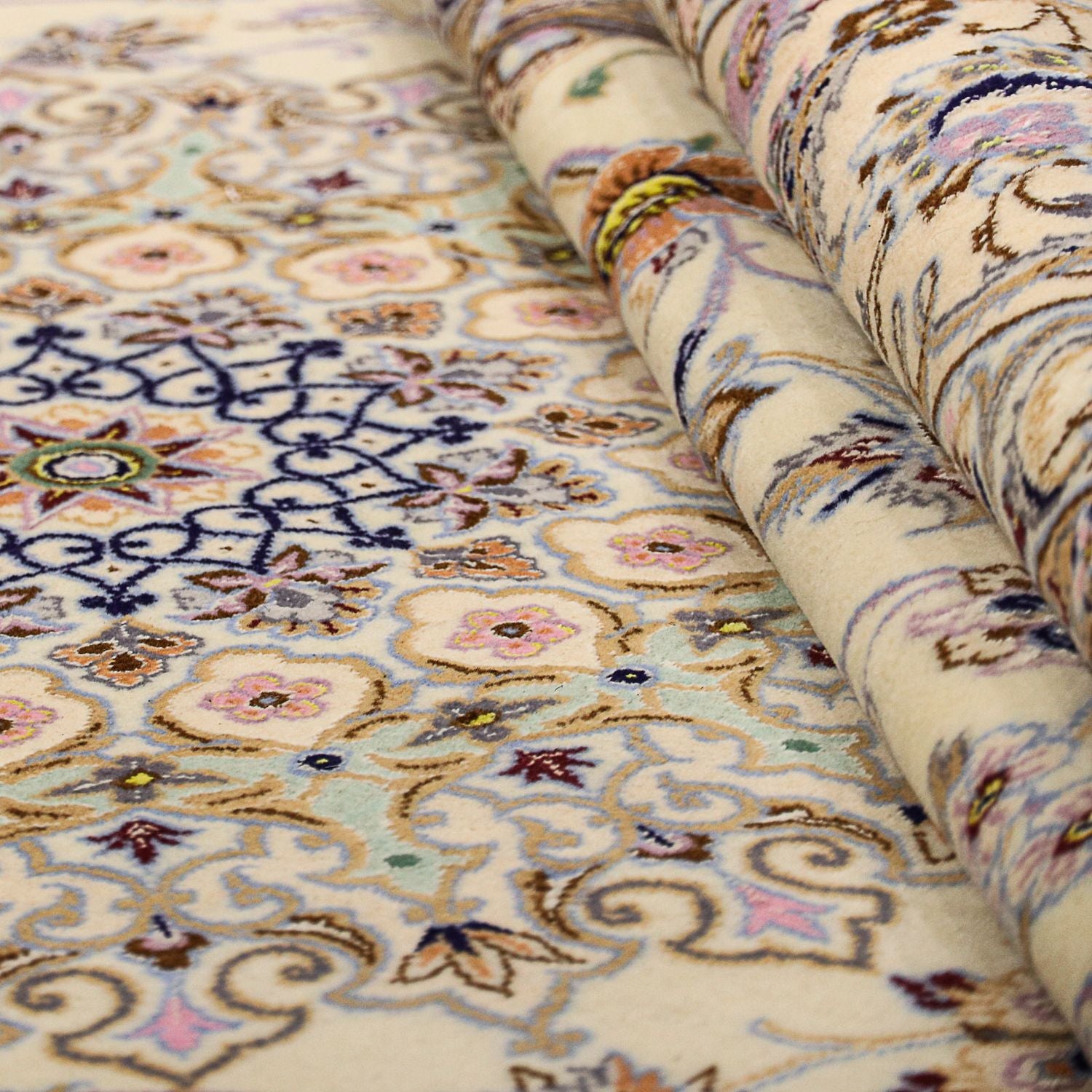 Persisk tæppe - Nain - Royal - 365 x 250 cm - beige