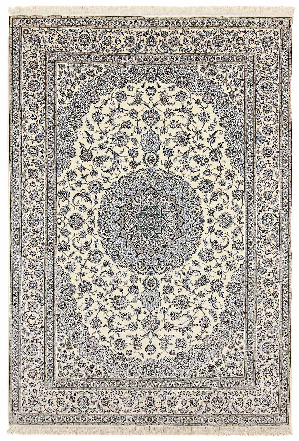 Persisk tæppe - Nain - Premium - 350 x 255 cm - beige