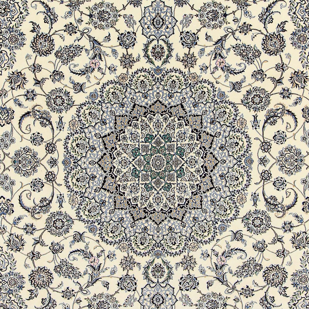 Persisk tæppe - Nain - Premium - 350 x 255 cm - beige