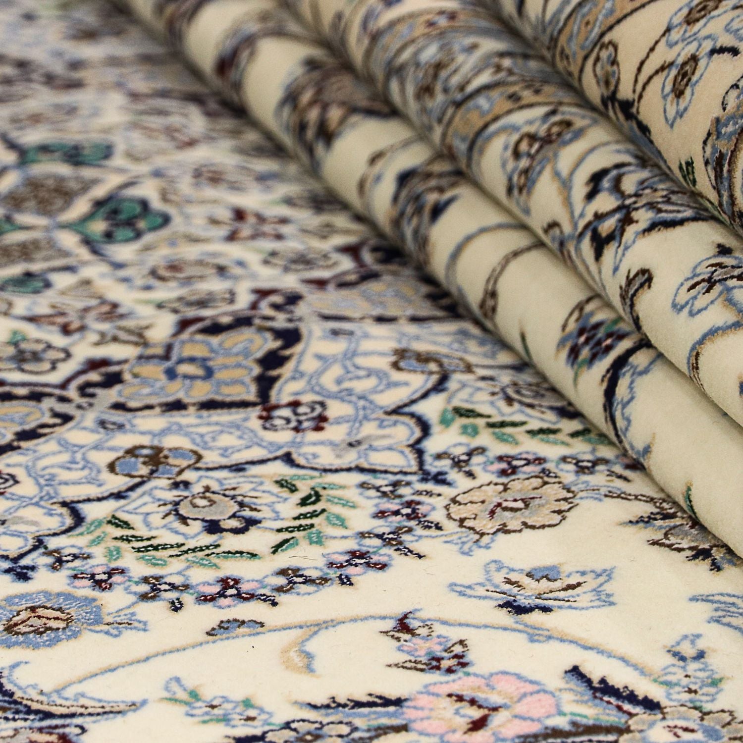 Persisk tæppe - Nain - Premium - 350 x 255 cm - beige