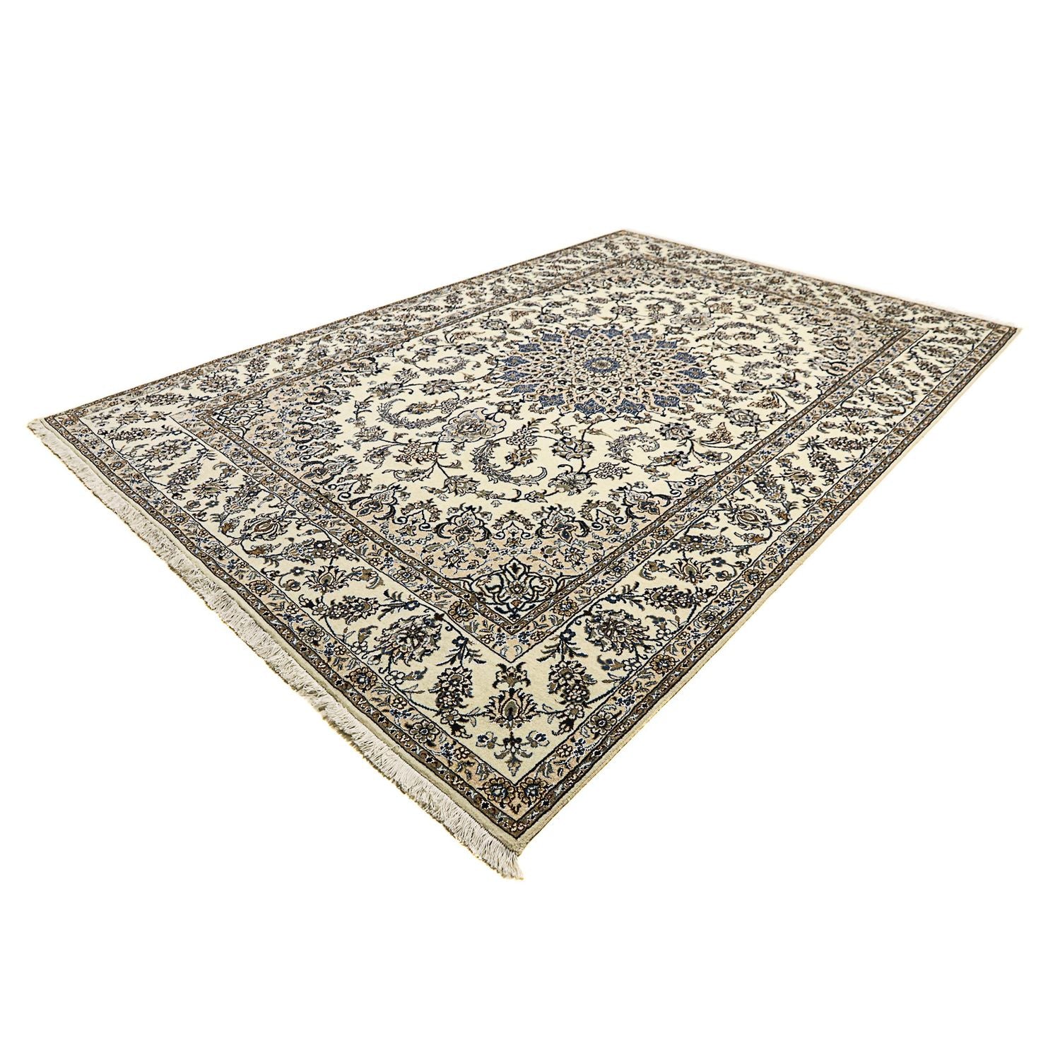 Persisk tæppe - Nain - 354 x 245 cm - beige