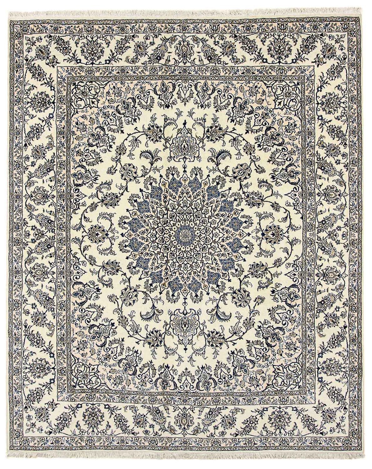 Persisk tæppe - Nain - 307 x 250 cm - beige