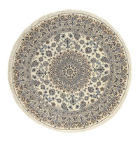 Persisk tæppe - Nain - Royal rundt  - 200 x 200 cm - beige