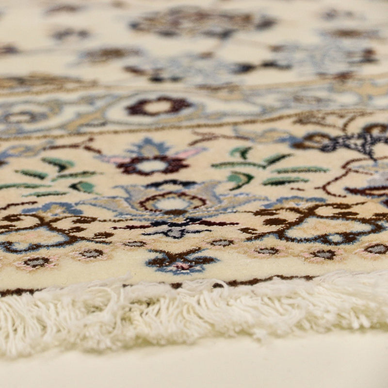 Persisk tæppe - Nain - Royal rundt  - 200 x 200 cm - beige
