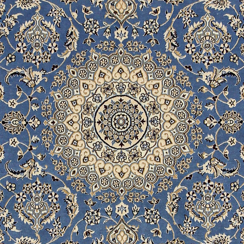 Persisk tæppe - Nain - Premium - 167 x 107 cm - blå