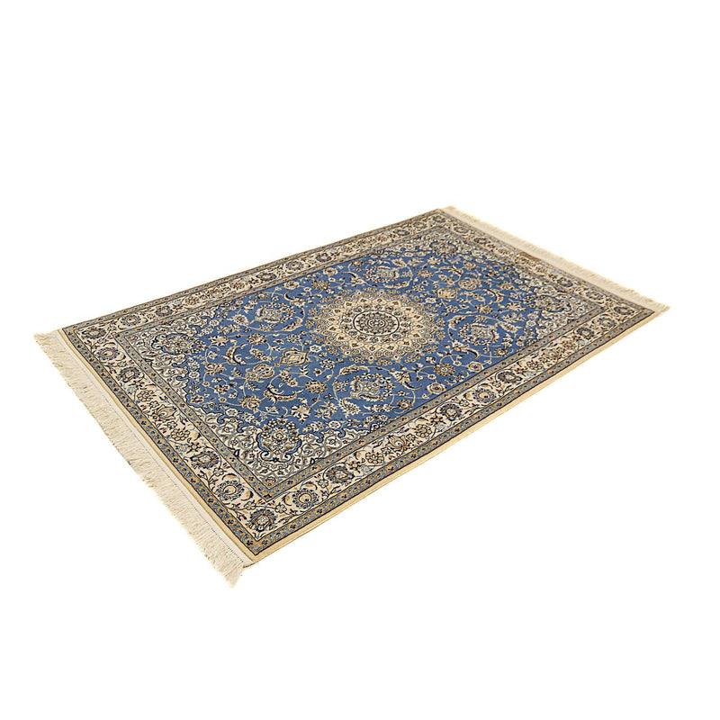 Persisk tæppe - Nain - Premium - 167 x 107 cm - blå