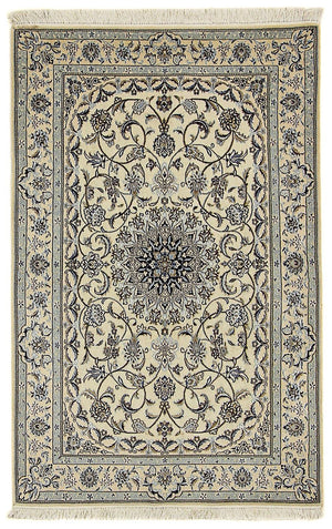 Persisk tæppe - Nain - Premium - 156 x 102 cm - beige