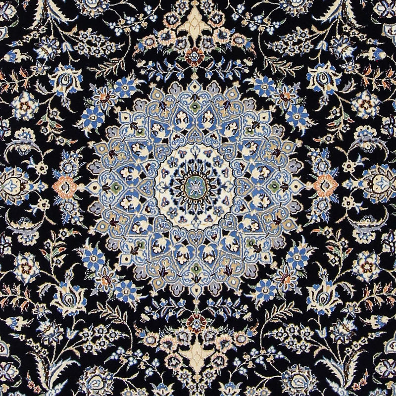 Persisk tæppe - Nain - Premium - 200 x 130 cm - mørkeblå