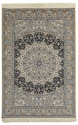 Persisk tæppe - Nain - Premium - 190 x 128 cm - beige