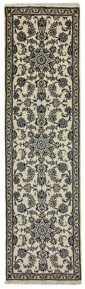 Løber Persisk tæppe - Nain - 293 x 80 cm - beige