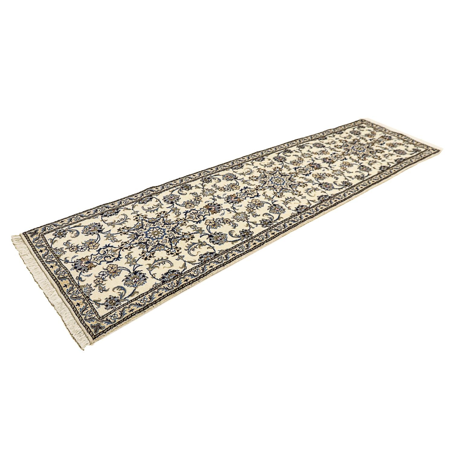 Løber Persisk tæppe - Nain - 293 x 80 cm - beige