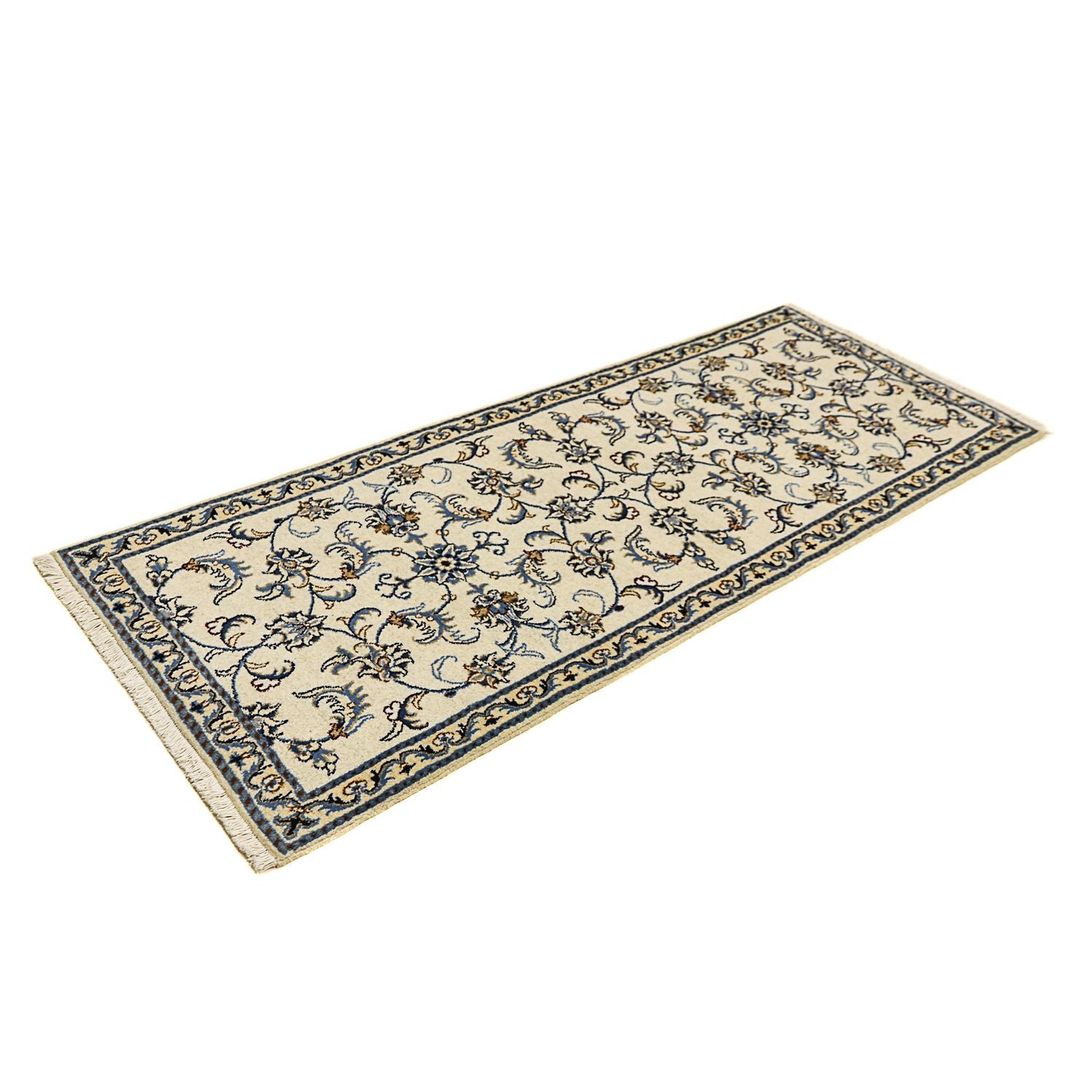 Løber Persisk tæppe - Nain - 194 x 80 cm - beige