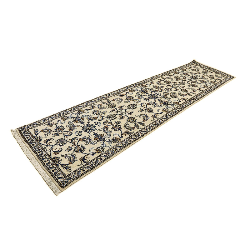 Løber Persisk tæppe - Nain - 284 x 76 cm - beige