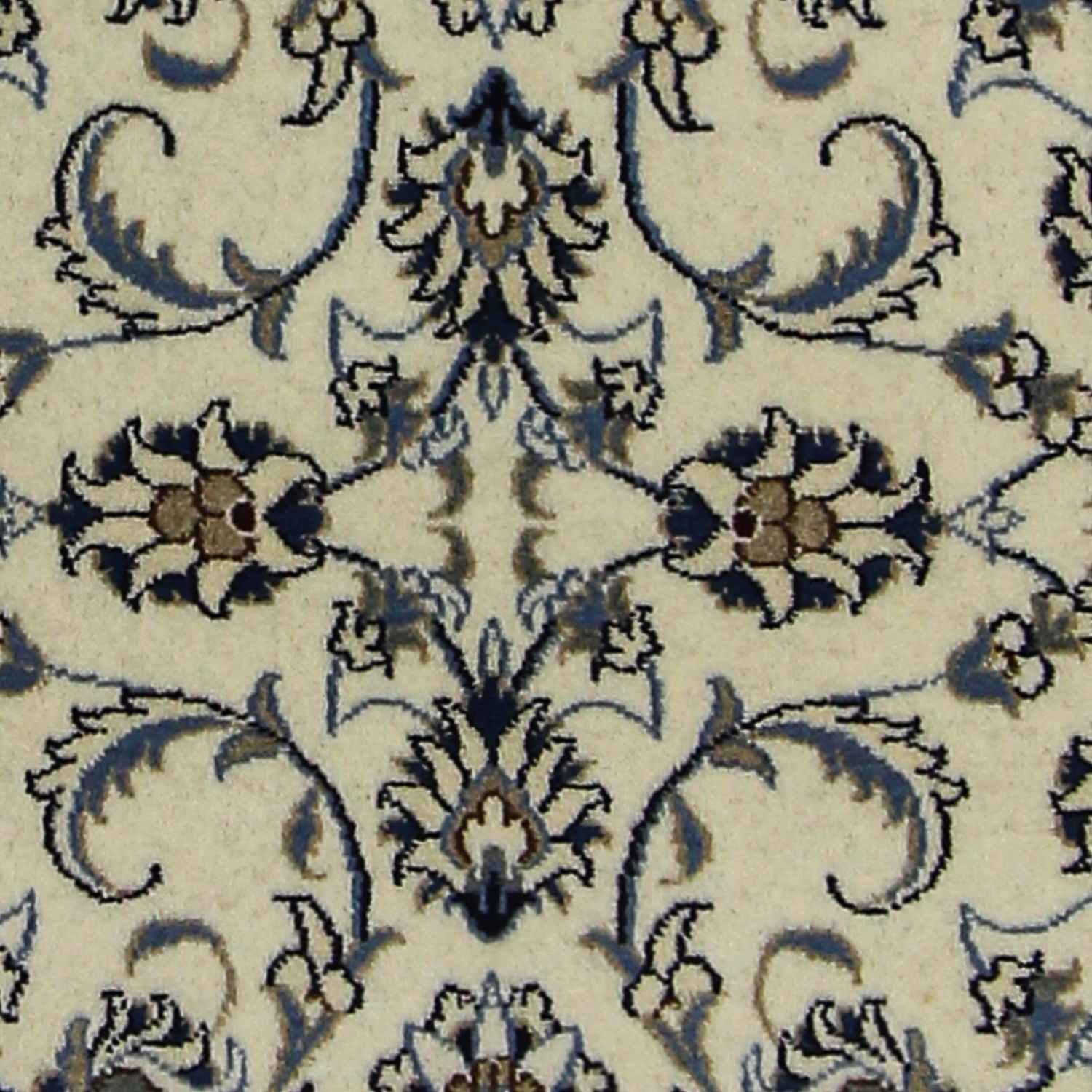 Løber Persisk tæppe - Nain - 247 x 77 cm - beige