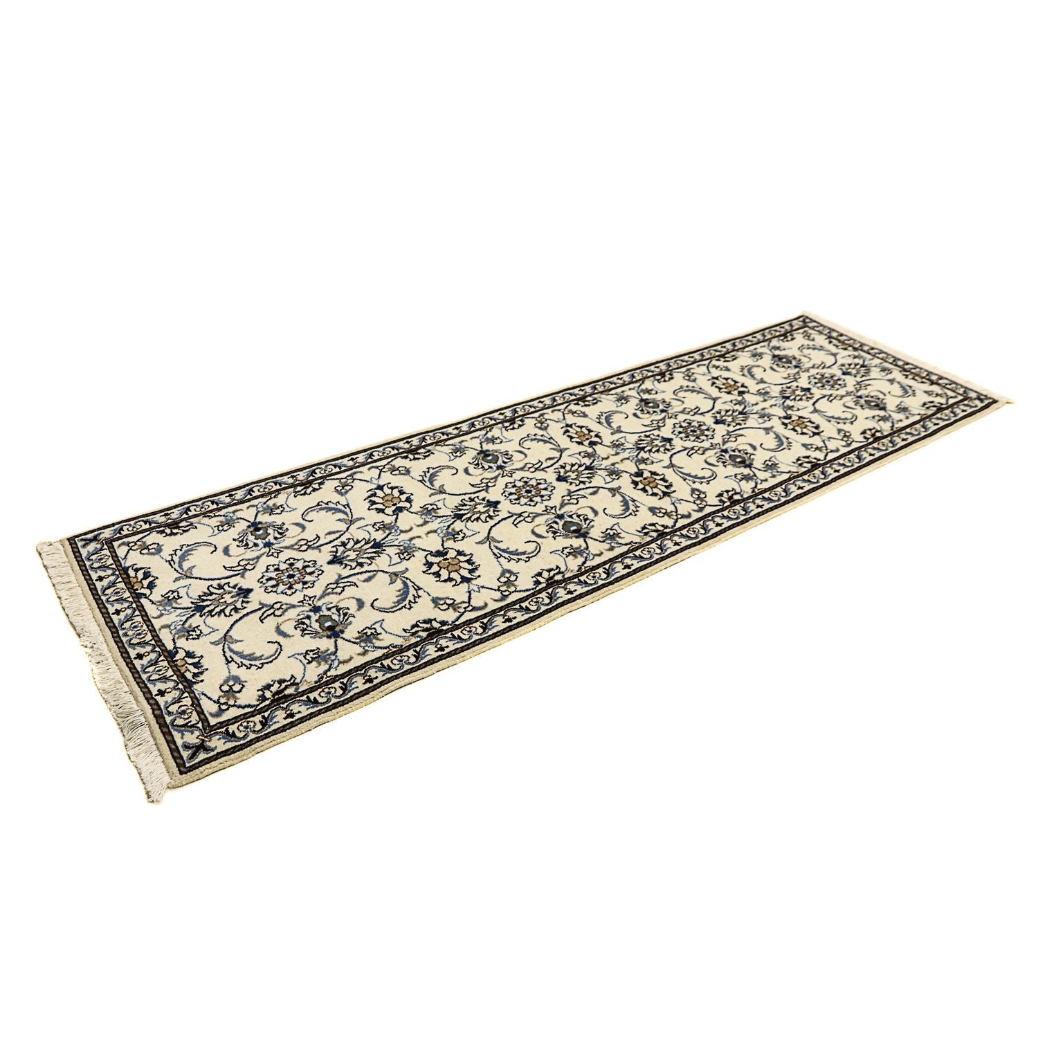 Løber Persisk tæppe - Nain - 247 x 77 cm - beige