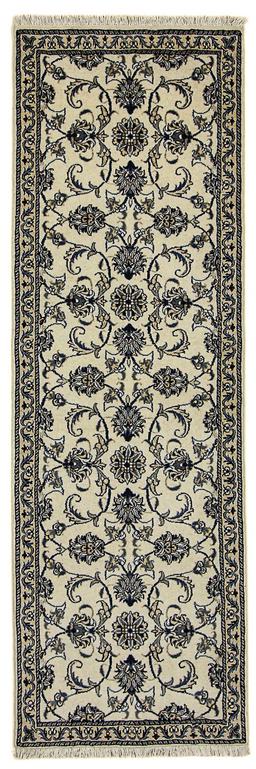 Løber Persisk tæppe - Nain - 240 x 78 cm - beige