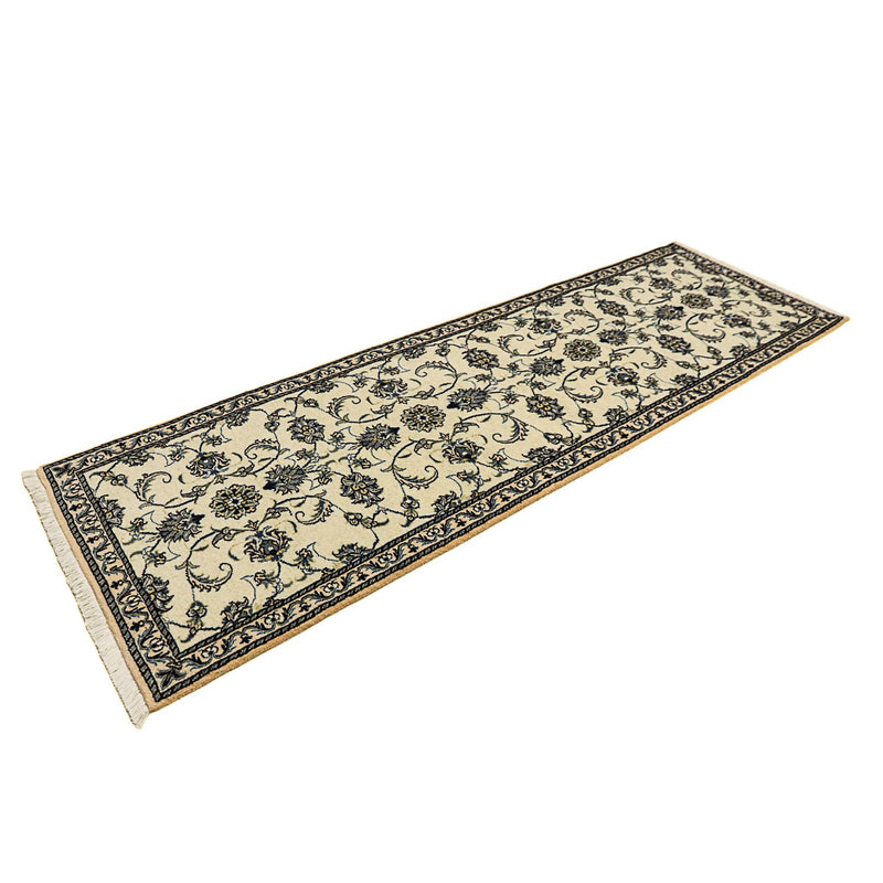 Løber Persisk tæppe - Nain - 253 x 80 cm - beige