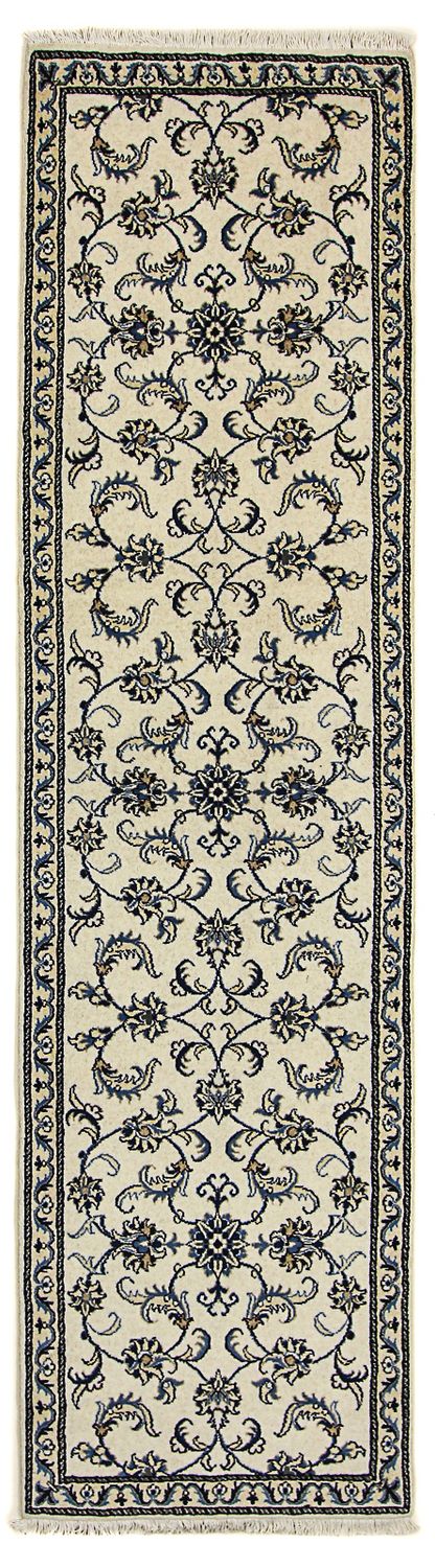 Løber Persisk tæppe - Nain - 290 x 78 cm - beige