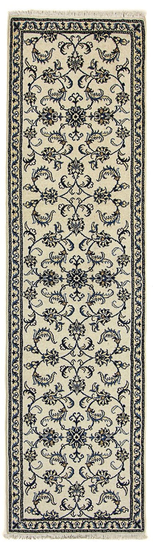 Løber Persisk tæppe - Nain - 290 x 78 cm - beige