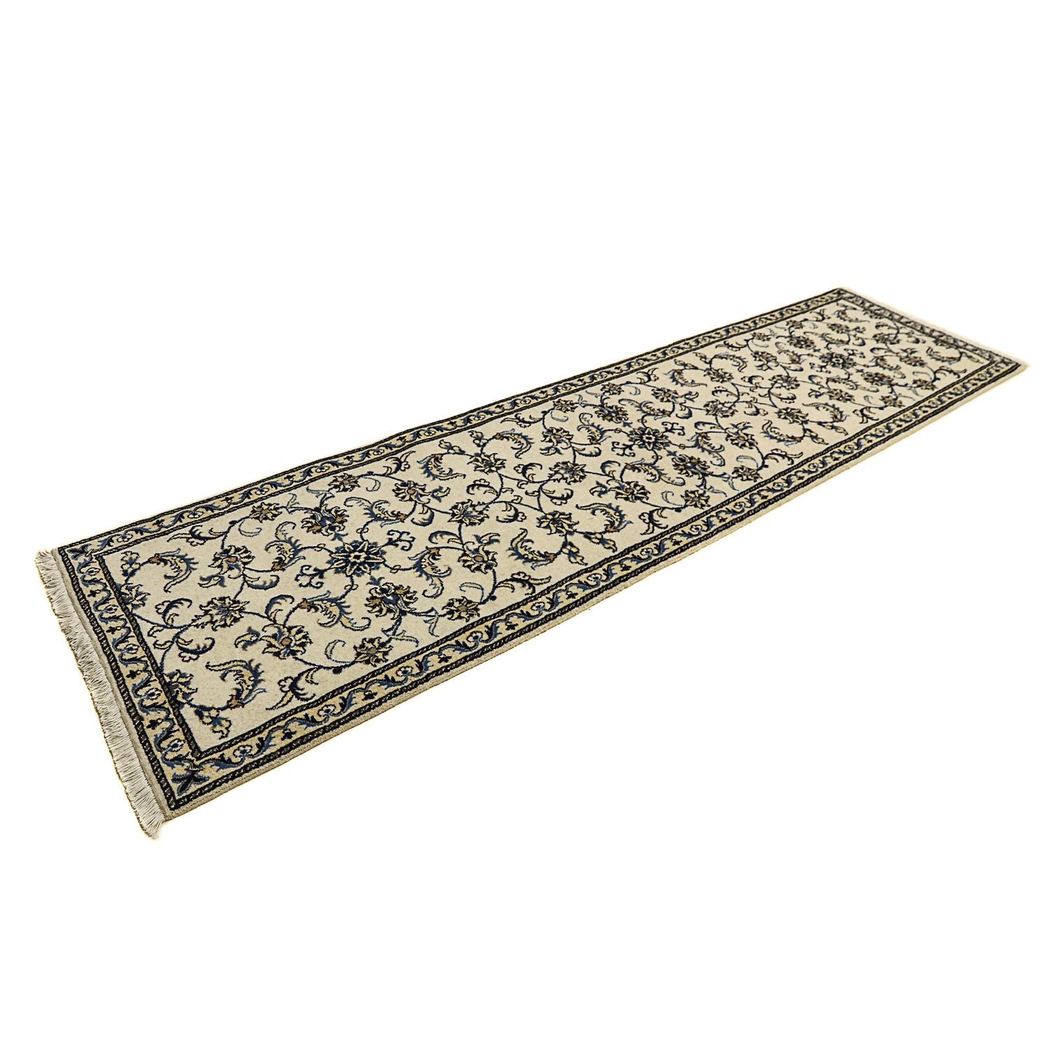 Løber Persisk tæppe - Nain - 290 x 78 cm - beige