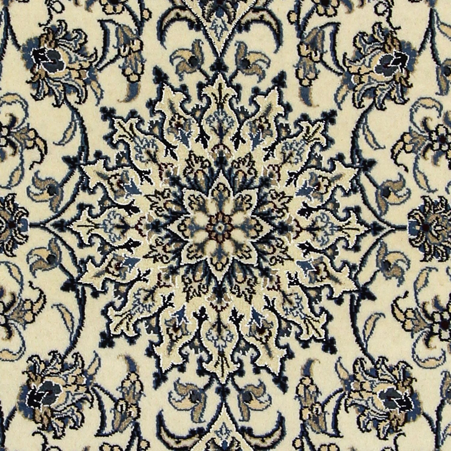 Persisk tæppe - Nain - 200 x 148 cm - beige