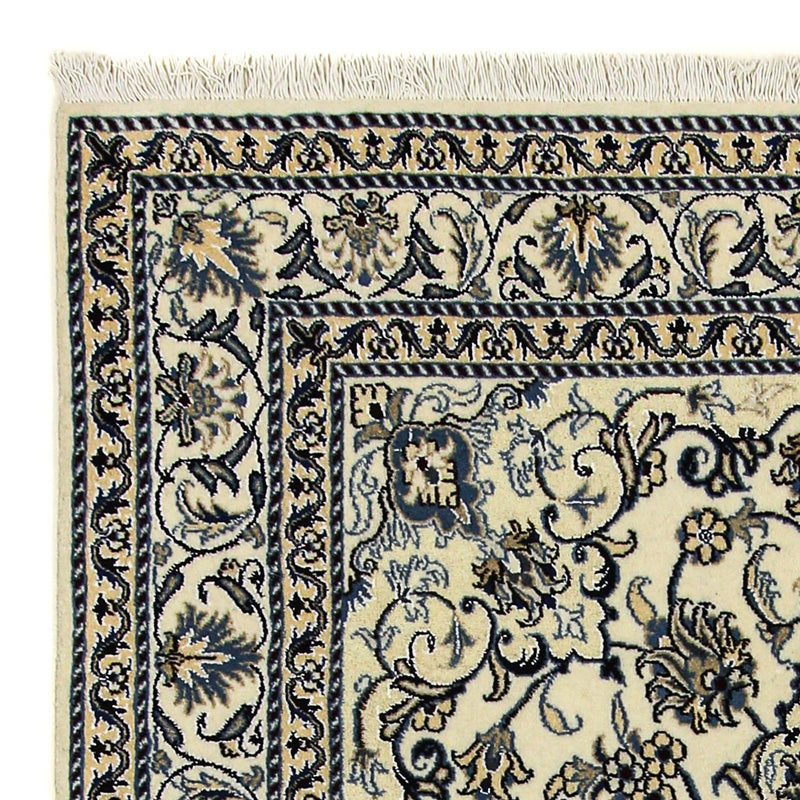 Persisk tæppe - Nain - 200 x 148 cm - beige