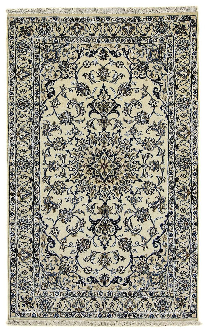 Persisk tæppe - Nain - 201 x 125 cm - beige