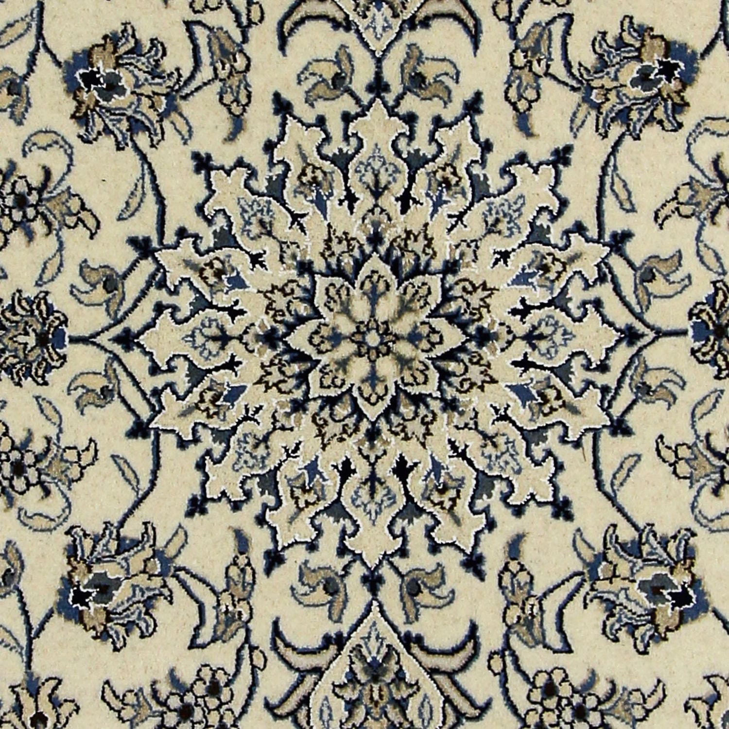 Persisk tæppe - Nain - 200 x 145 cm - beige