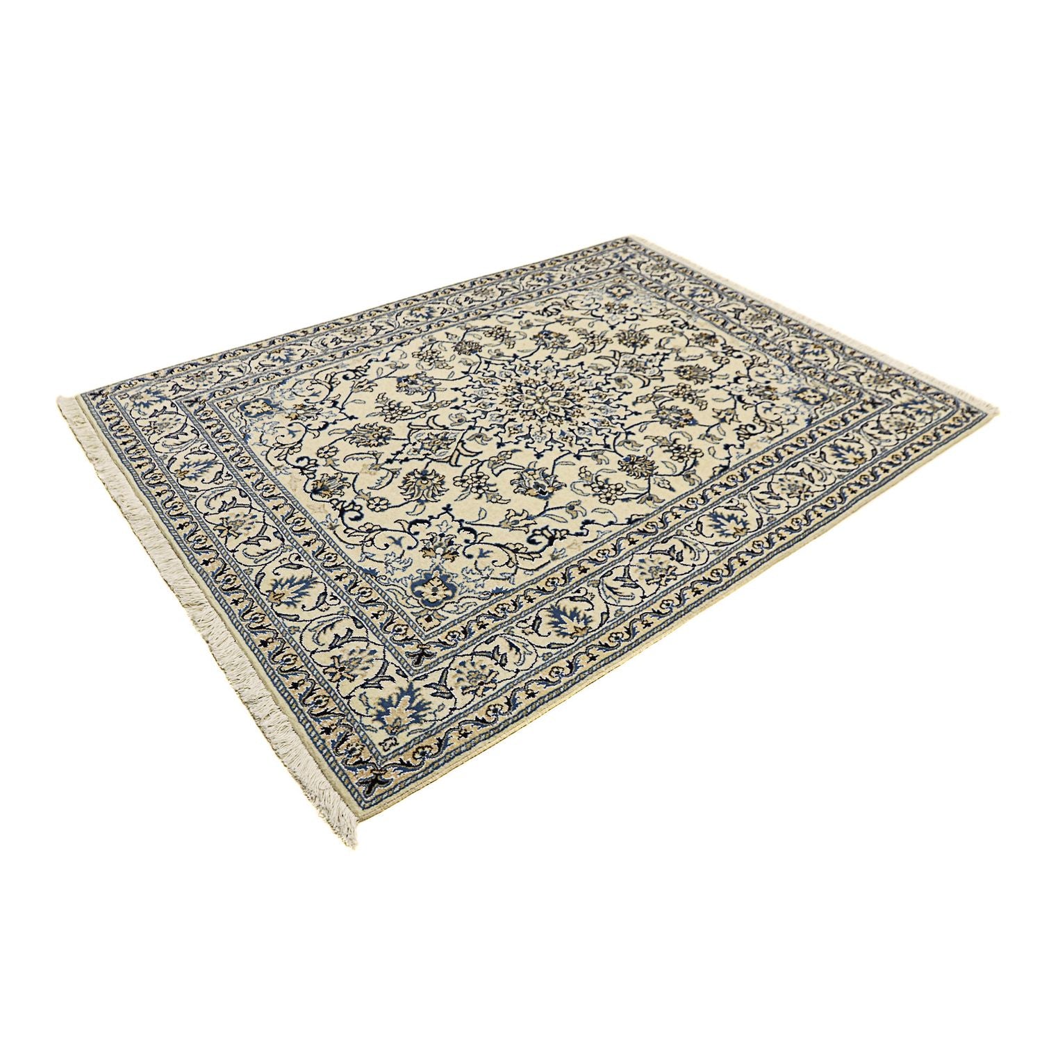 Persisk tæppe - Nain - 200 x 145 cm - beige