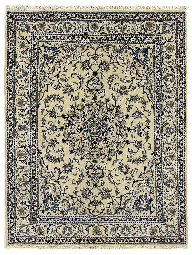 Persisk tæppe - Nain - 196 x 150 cm - beige