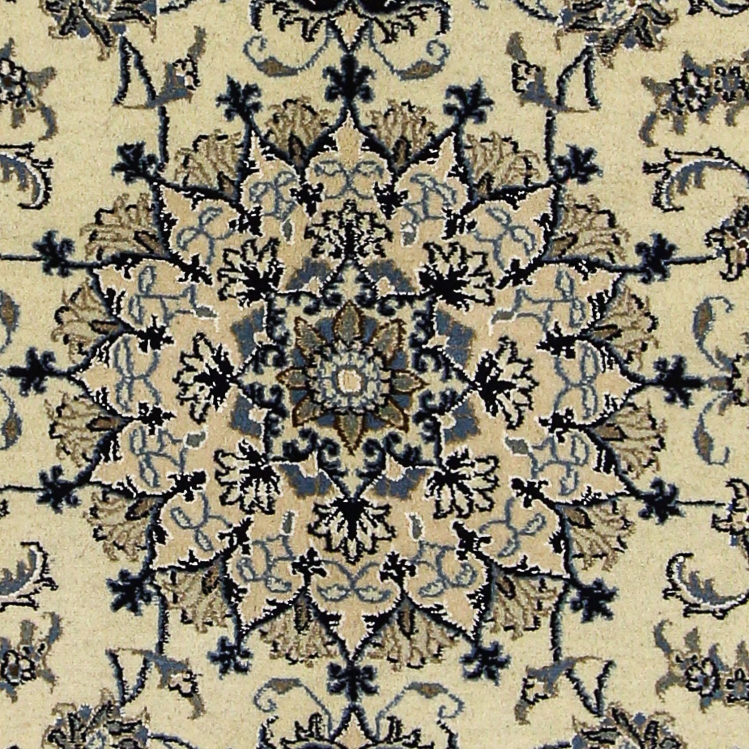 Persisk tæppe - Nain - 196 x 150 cm - beige