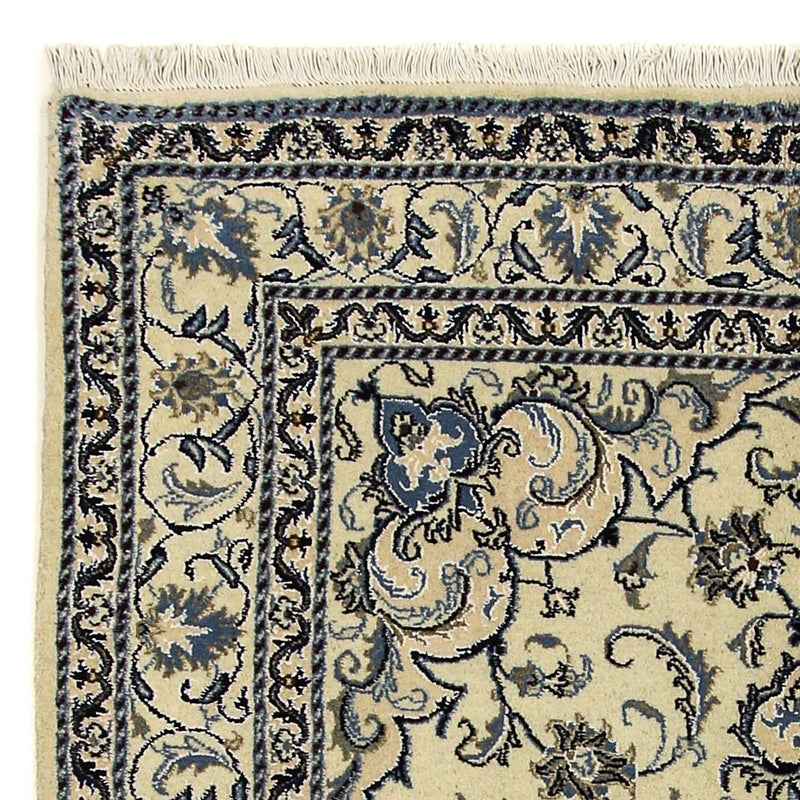 Persisk tæppe - Nain - 196 x 150 cm - beige