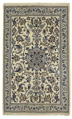Persisk tæppe - Nain - 200 x 125 cm - beige