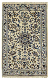 Persisk tæppe - Nain - 200 x 125 cm - beige