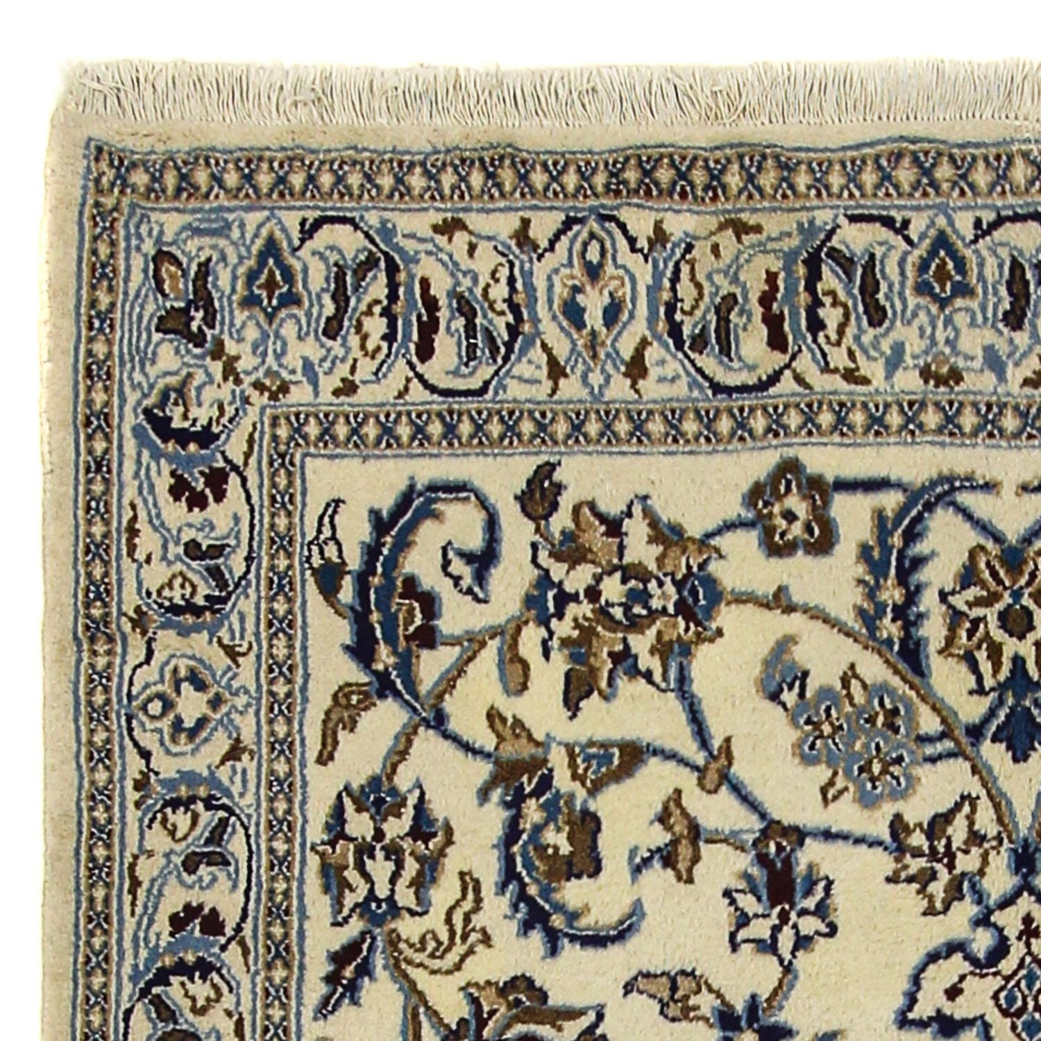 Persisk tæppe - Nain - 200 x 125 cm - beige